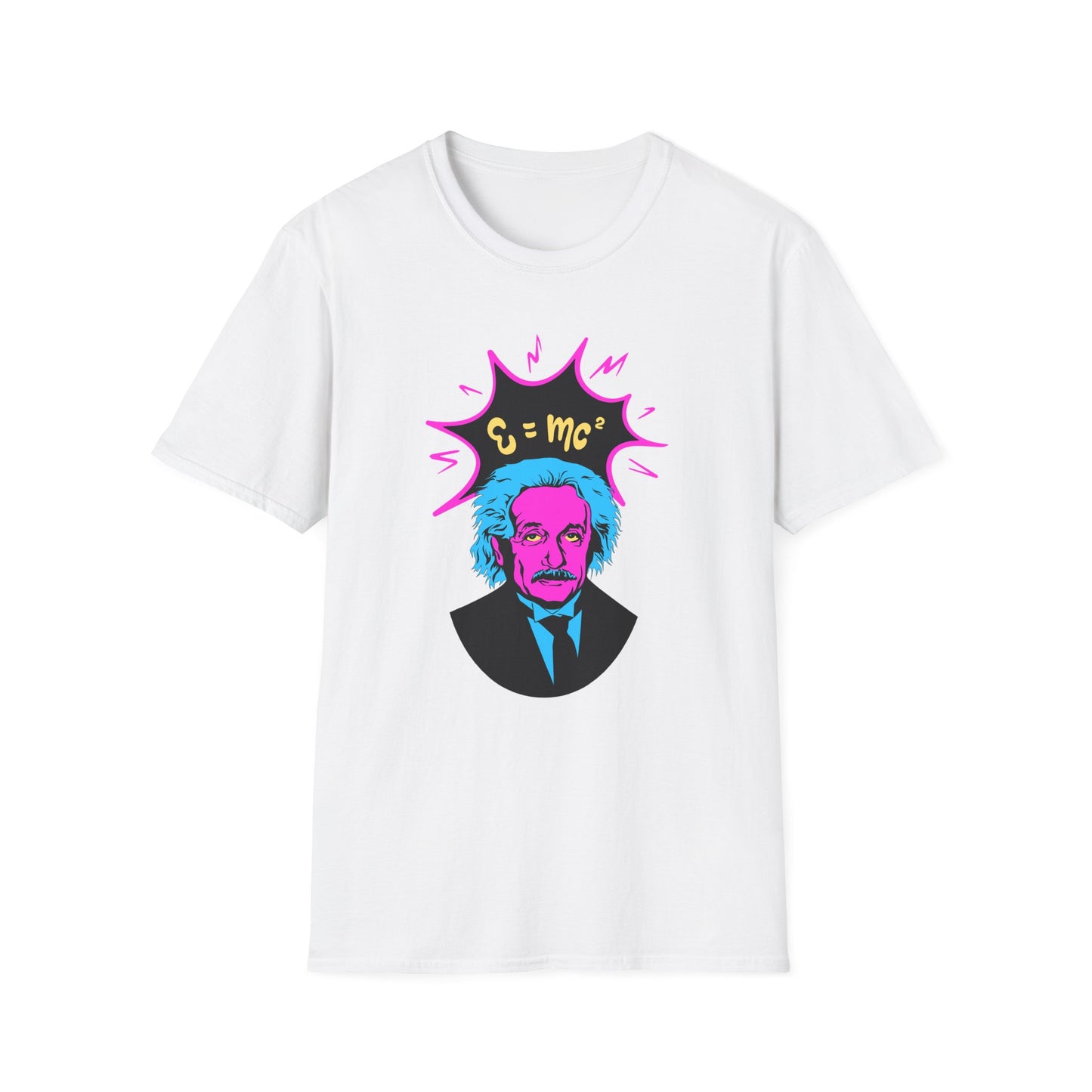 Albert Einstein - Neon Colors