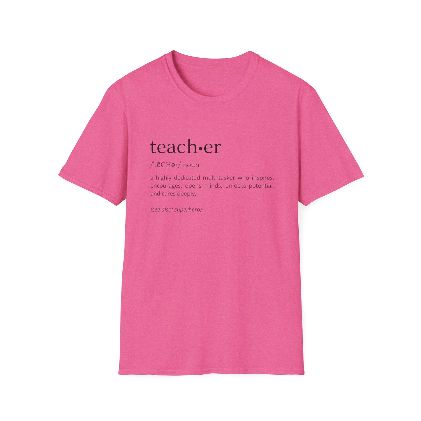 Definition of Teacher - Black Text