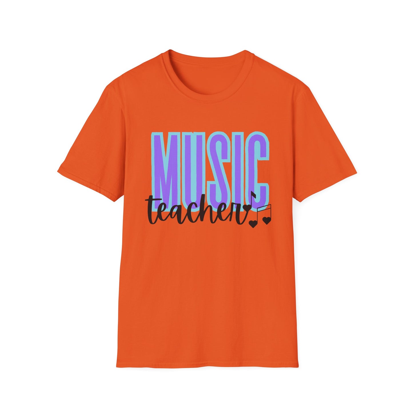 Music Teacher with Notes