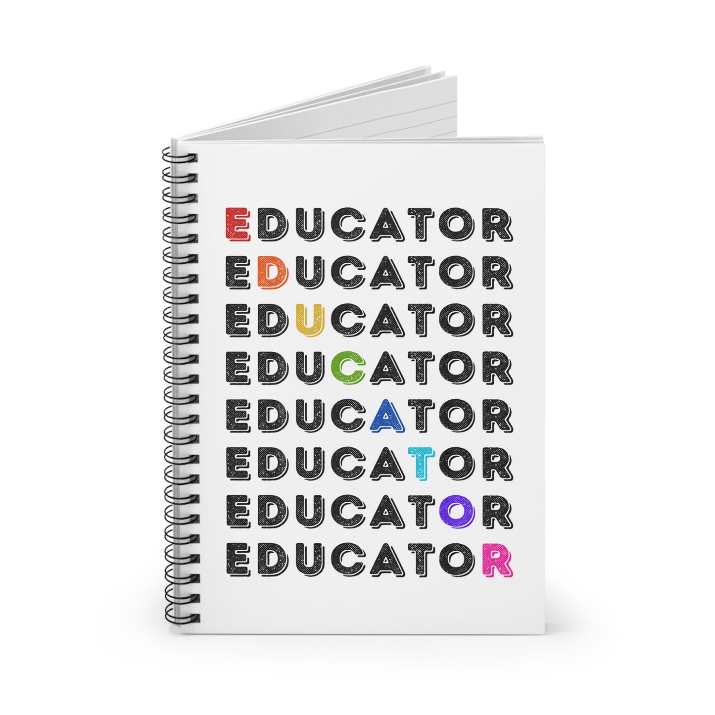 Colorful Educator Notebook