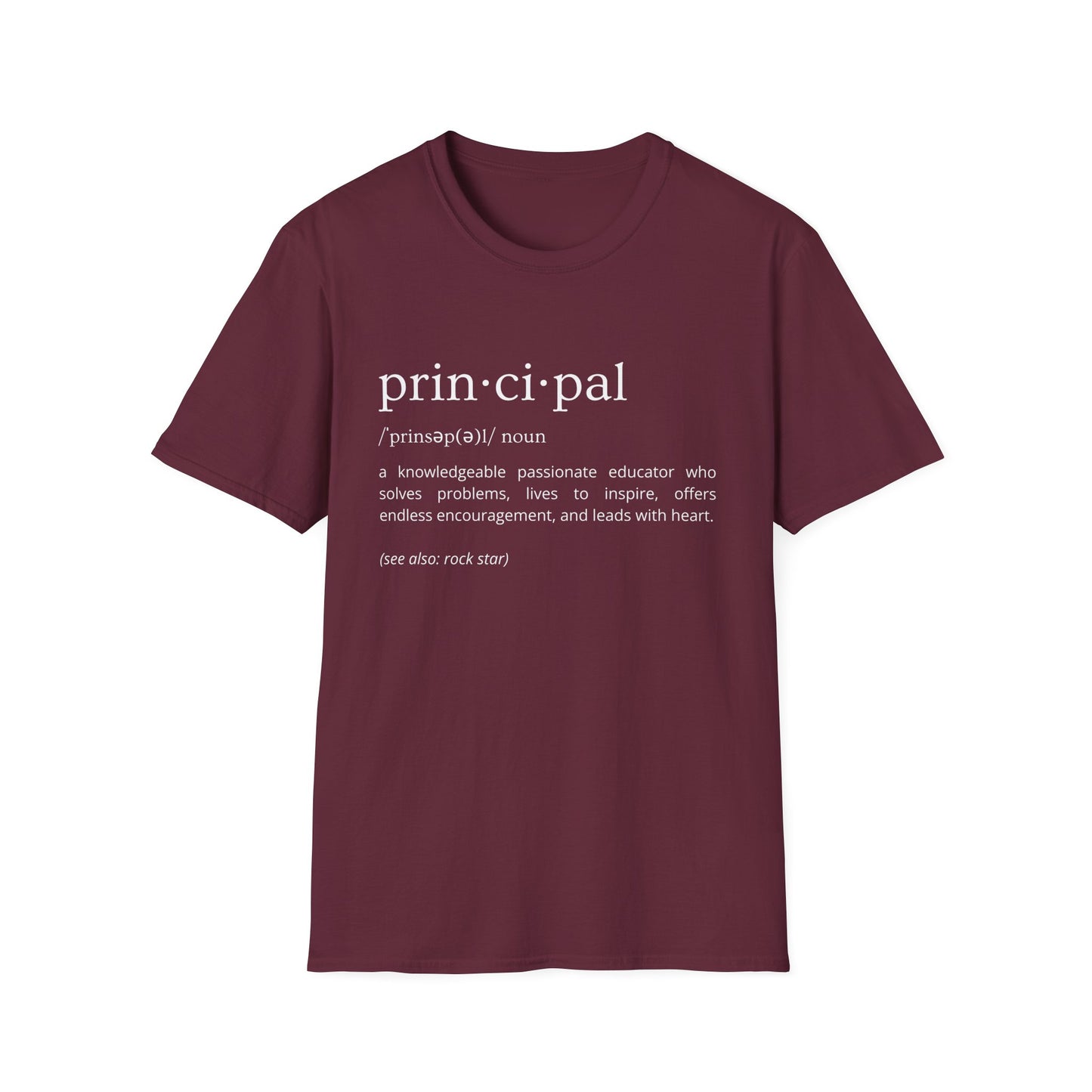 Definition of Principal - White Text