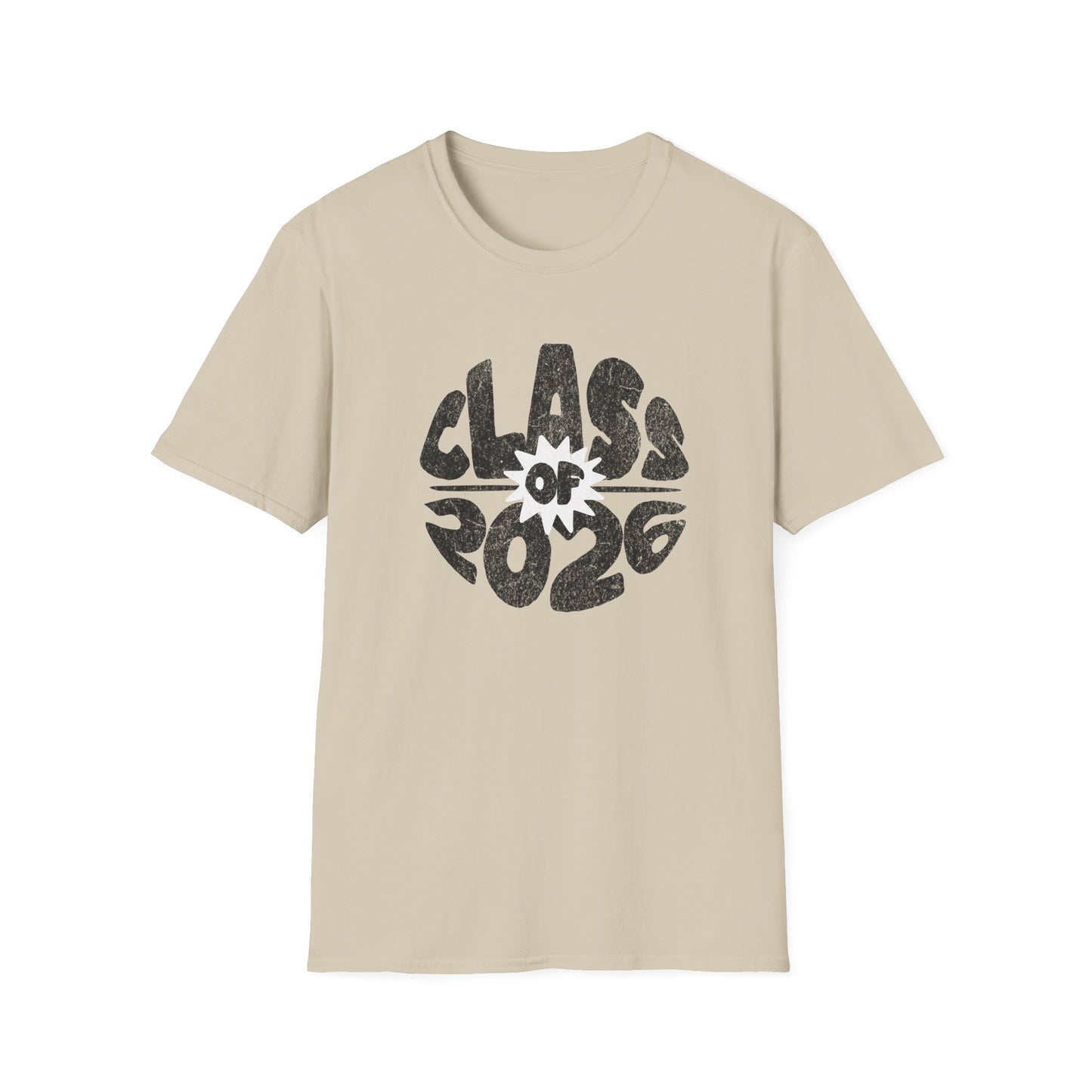 Large Black & White Circle Class of 2026
