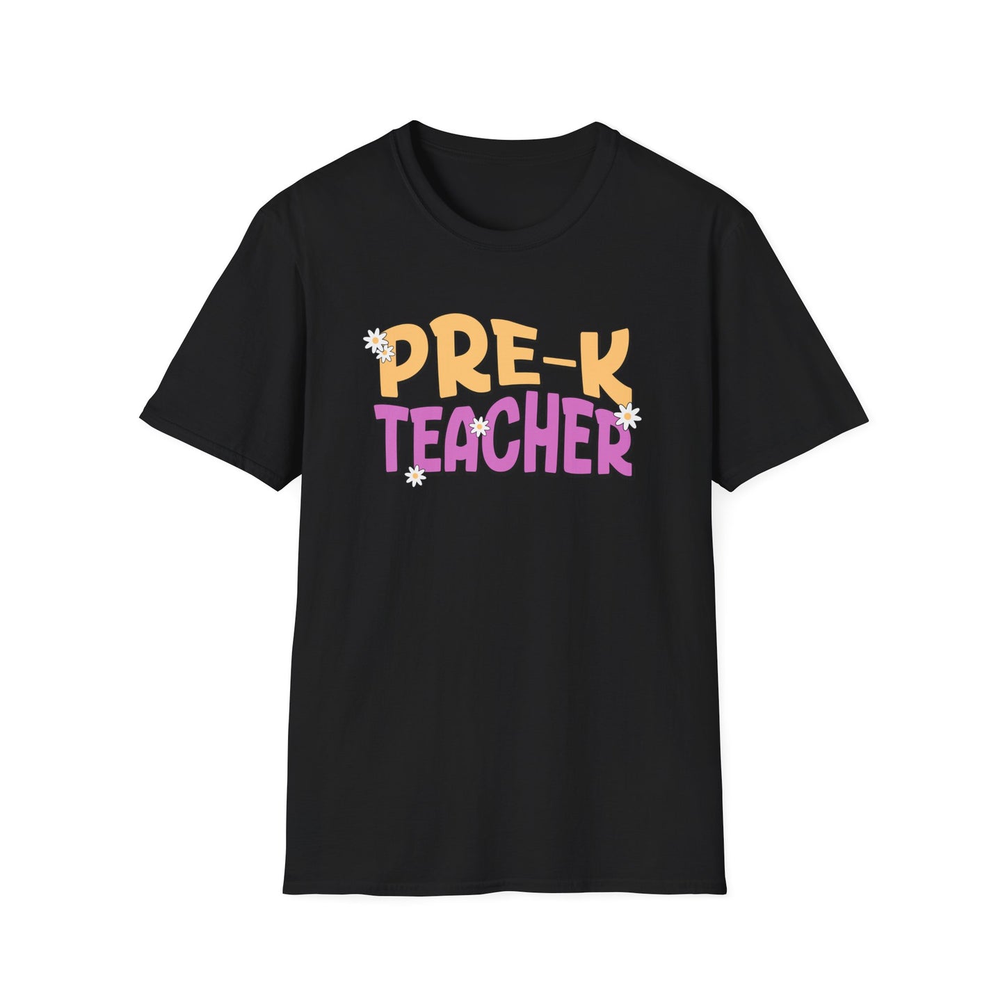 Pre-K Teacher with Flowers