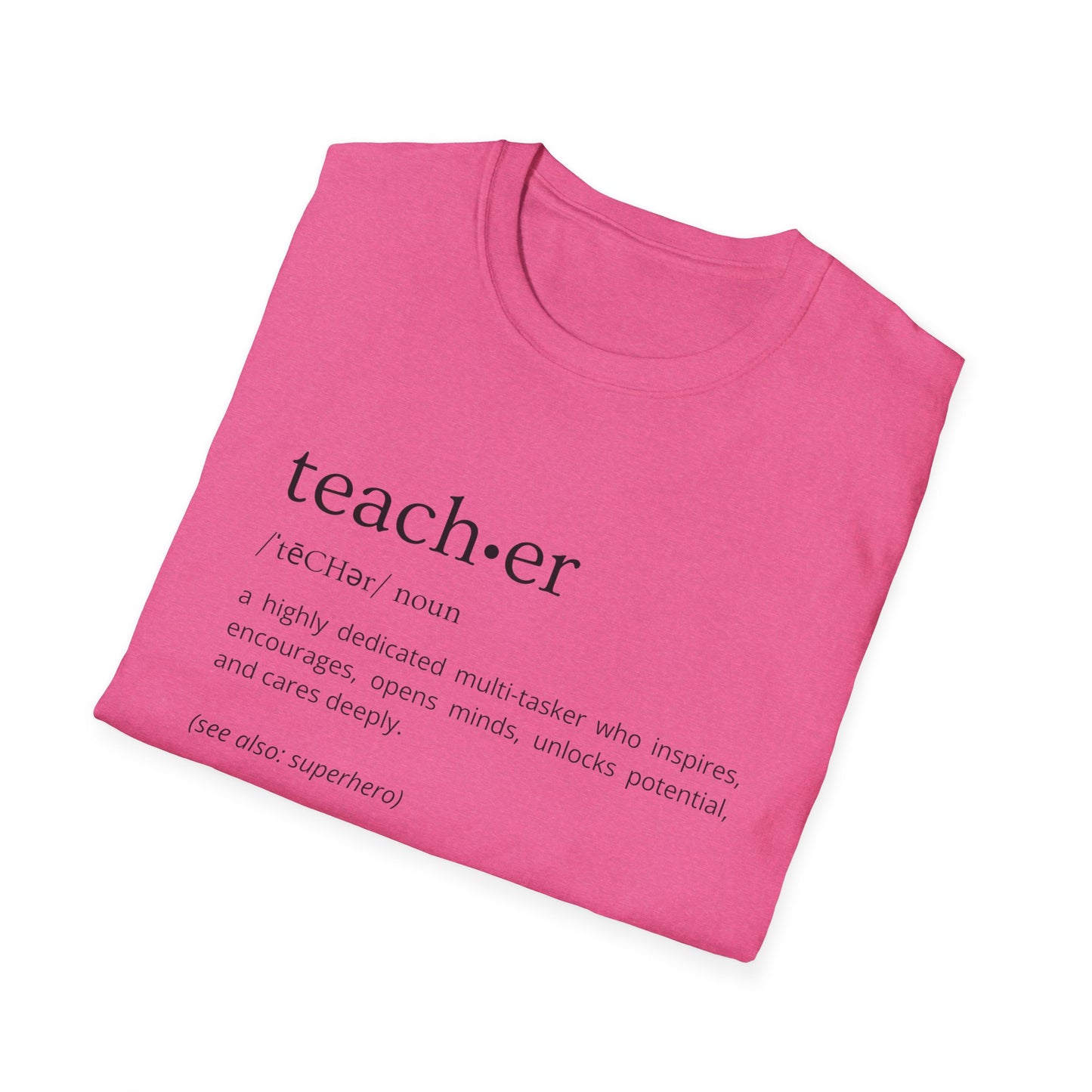 Definition of Teacher - Black Text