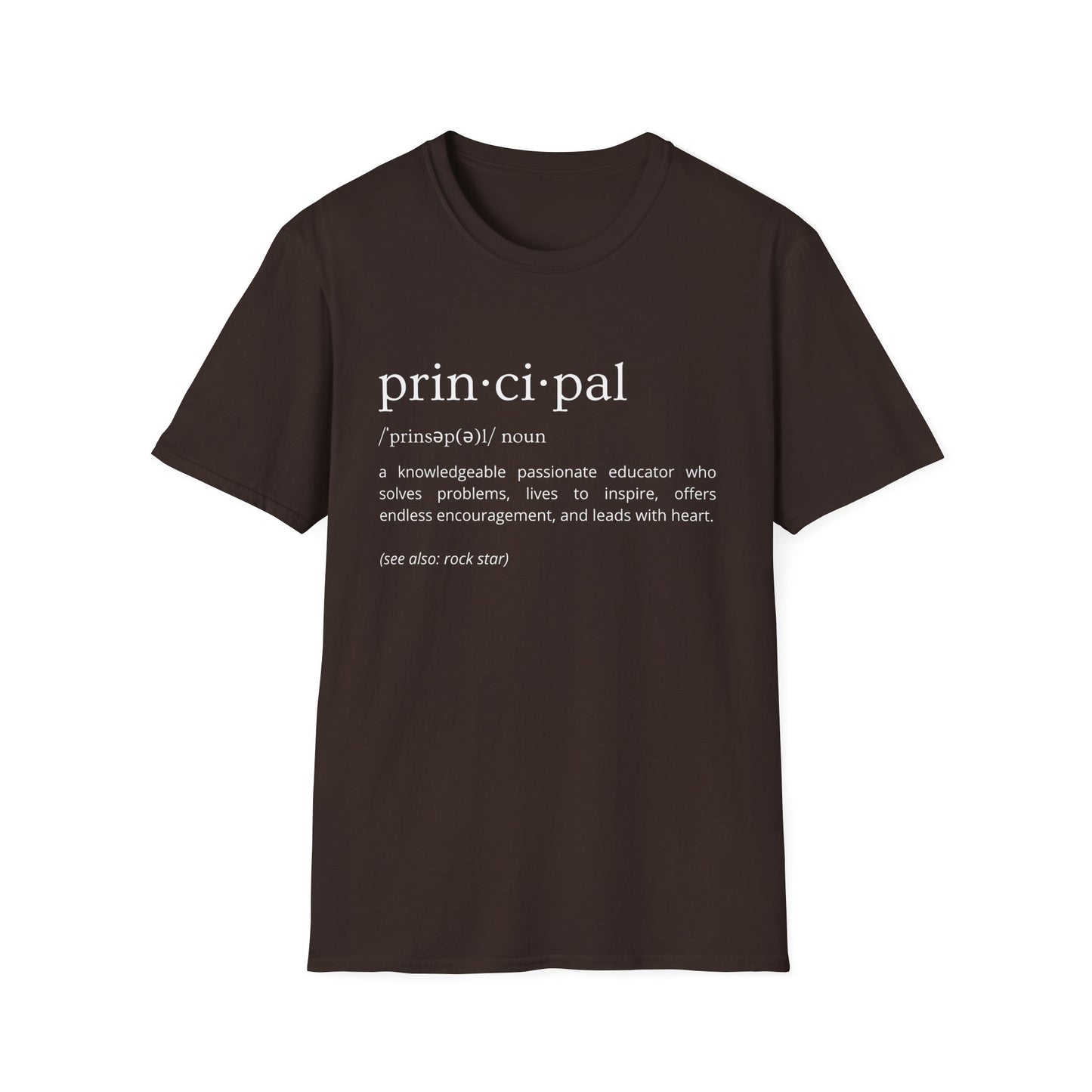 Definition of Principal - White Text