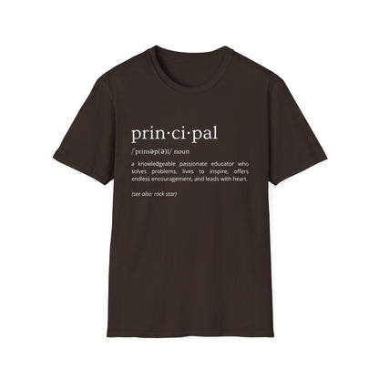 Definition of Principal - White Text
