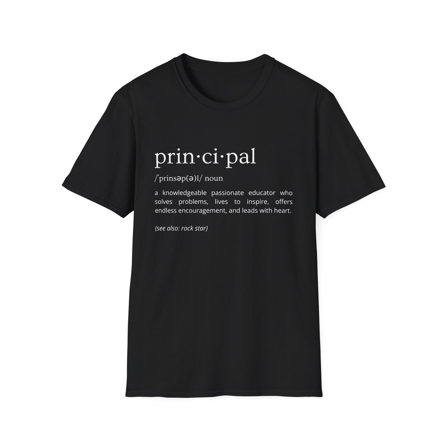 Definition of Principal - White Text