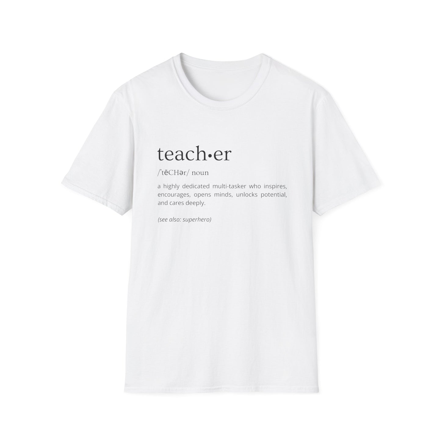 Definition of Teacher - Black Text