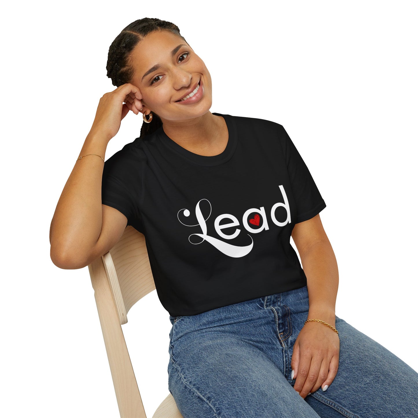 Lead with Heart - White Text