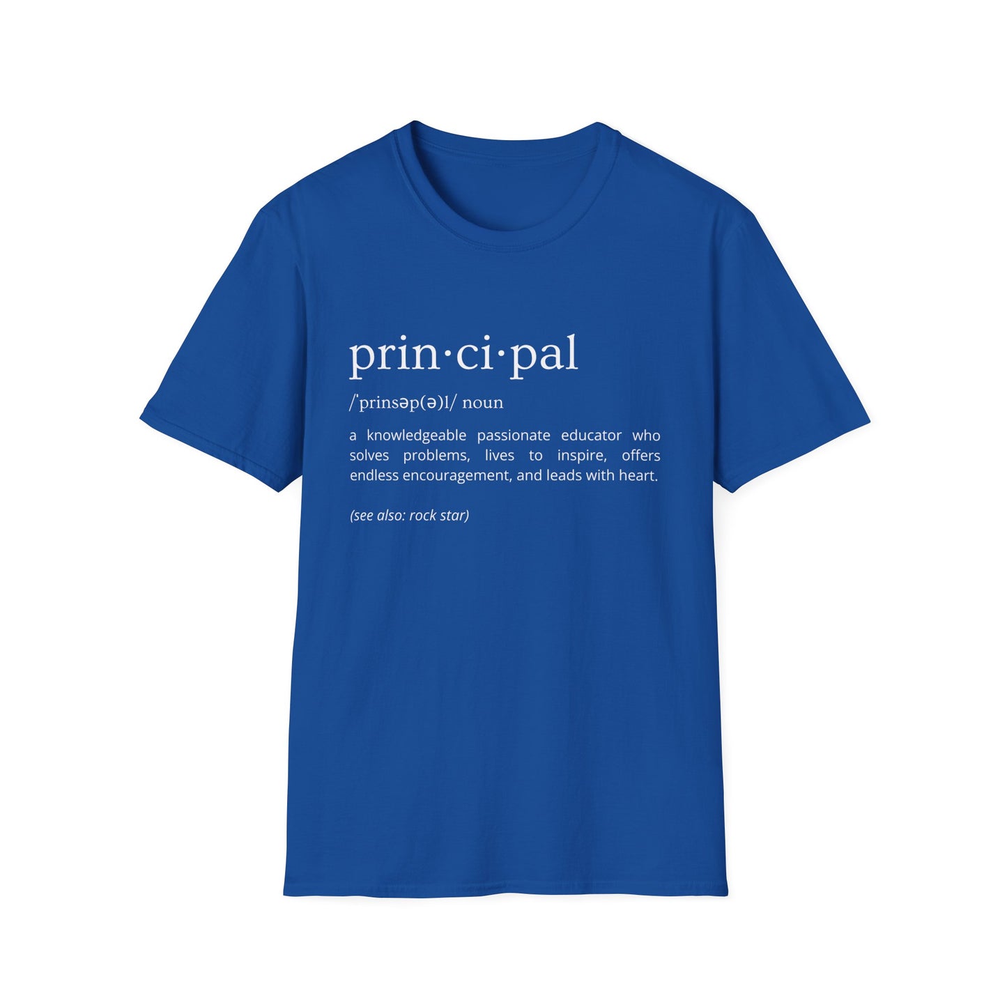 Definition of Principal - White Text