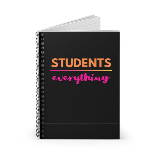 Students Over Everything Notebook
