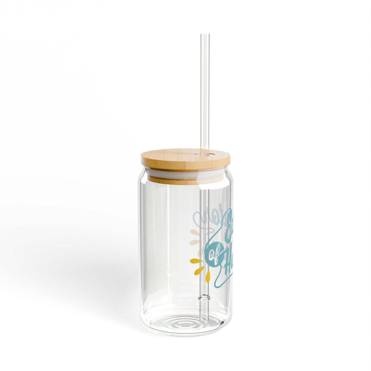 Educator of Mini-Humans Sipper Glass - 16oz Tumbler with Straw