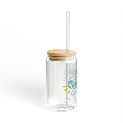 Educator of Mini-Humans Sipper Glass - 16oz Tumbler with Straw