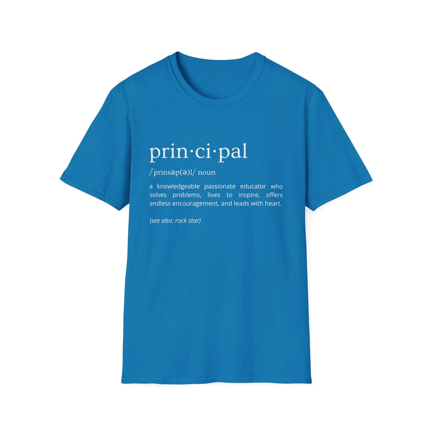 Definition of Principal - White Text
