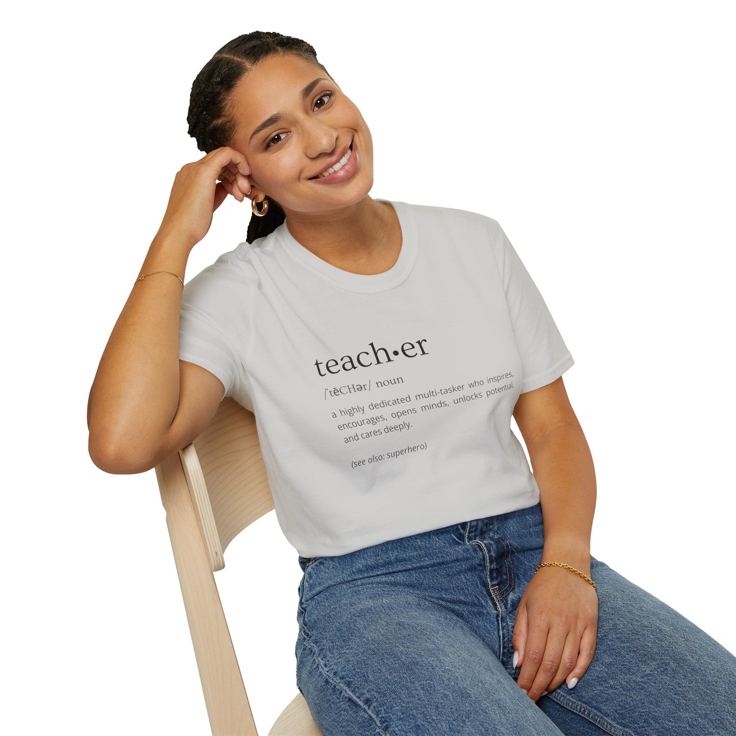 Definition of Teacher - Black Text