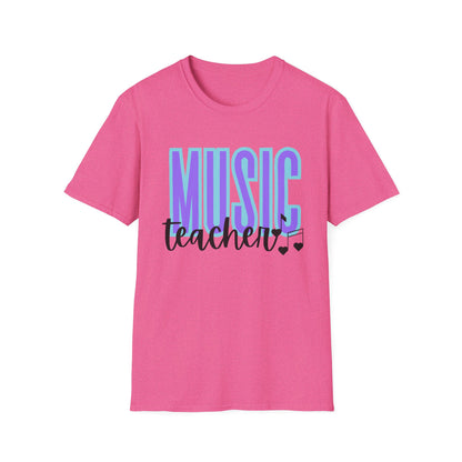 Music Teacher with Notes