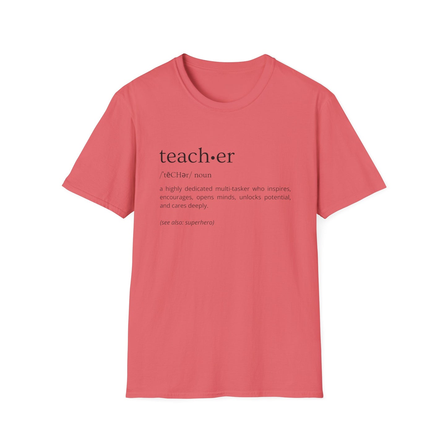 Definition of Teacher - Black Text