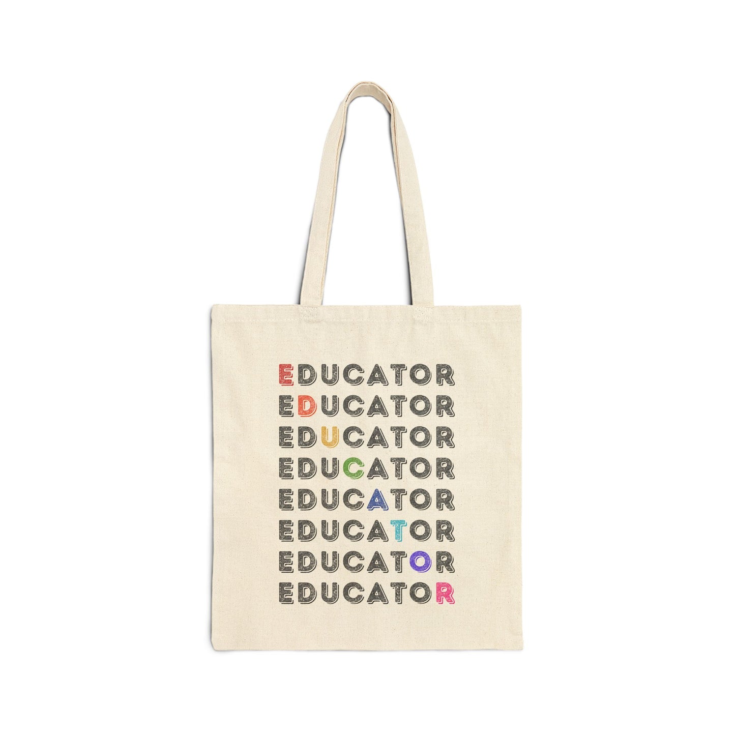 Educator Canvas Tote