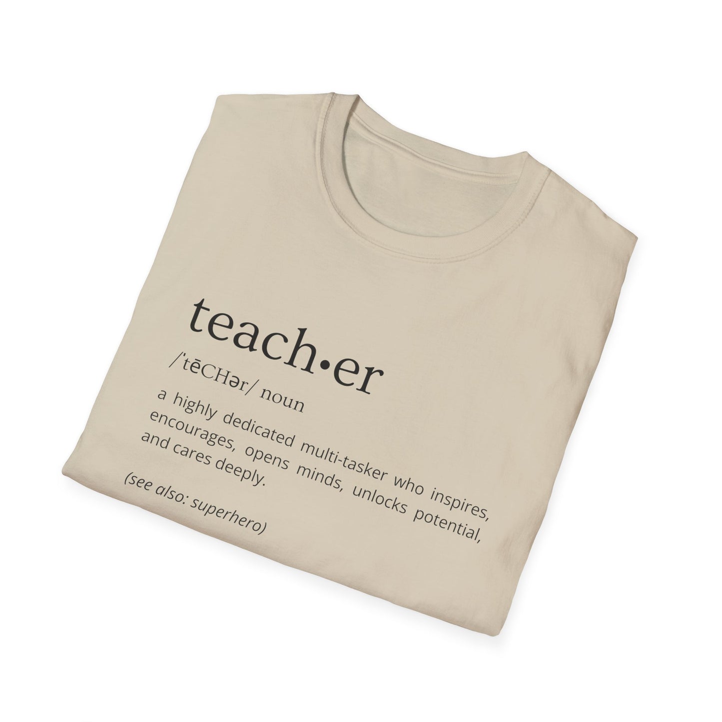 Definition of Teacher - Black Text