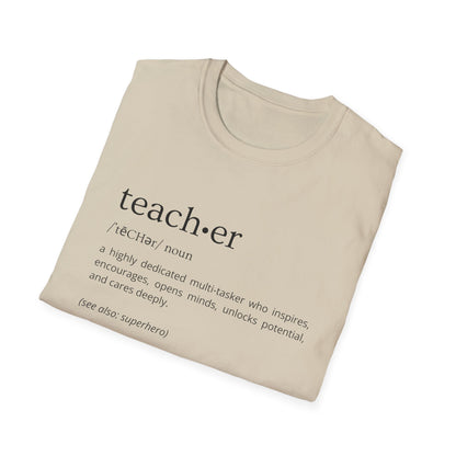 Definition of Teacher - Black Text