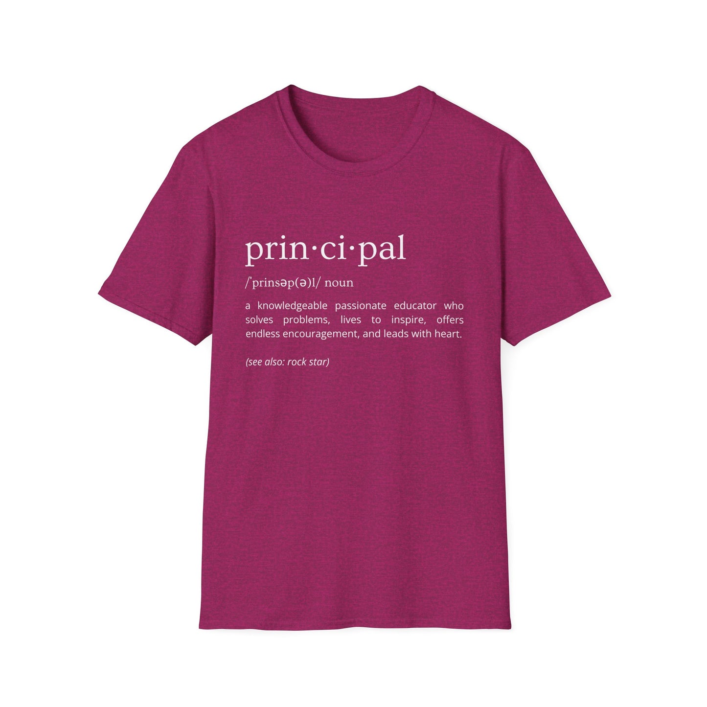 Definition of Principal - White Text