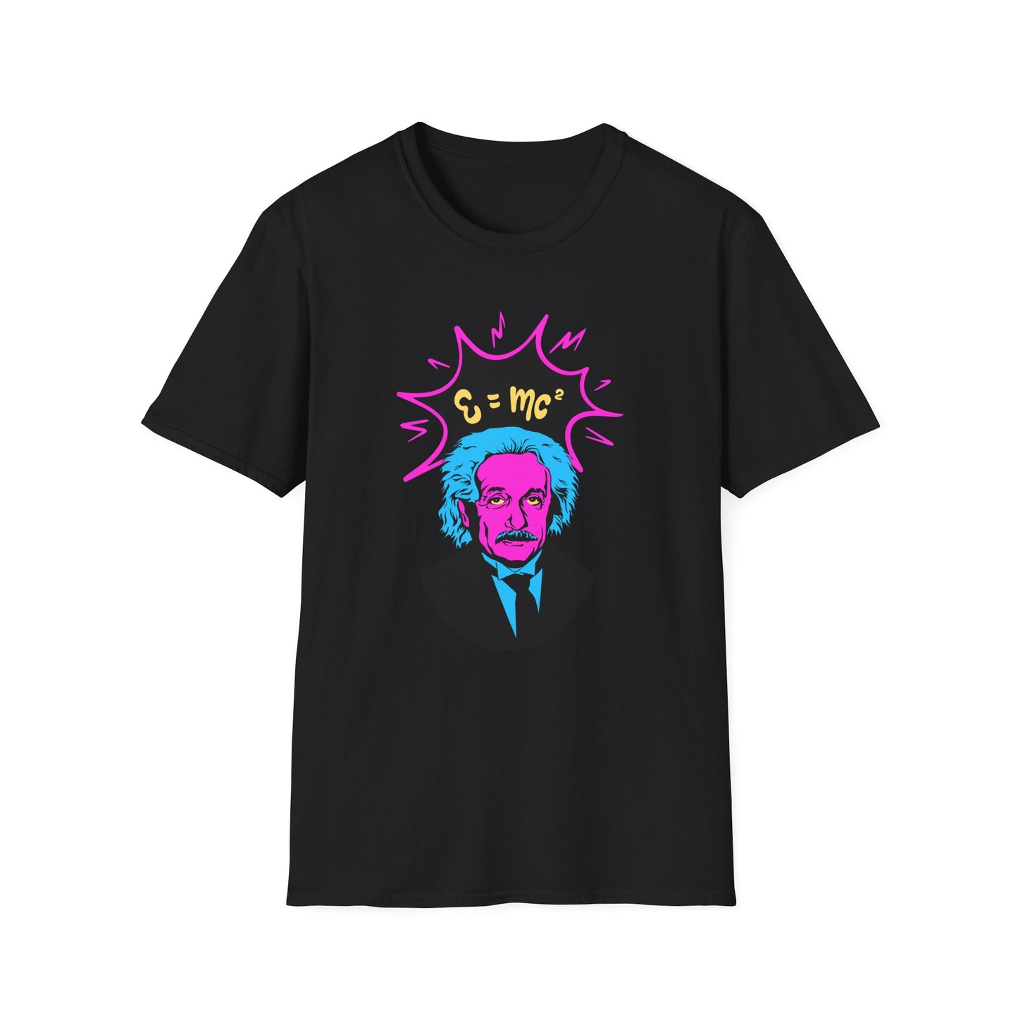 Albert Einstein - Neon Colors