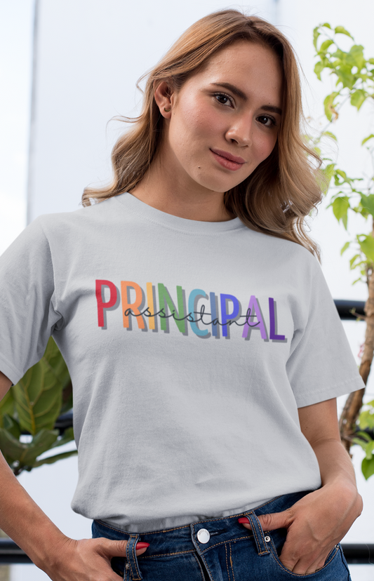 Assistant Principal - Colorful Lettering