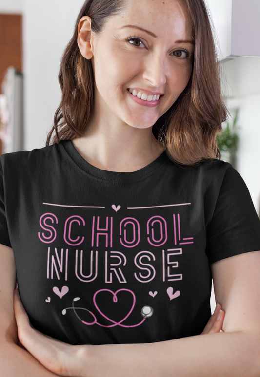 School Nurse with Hearts