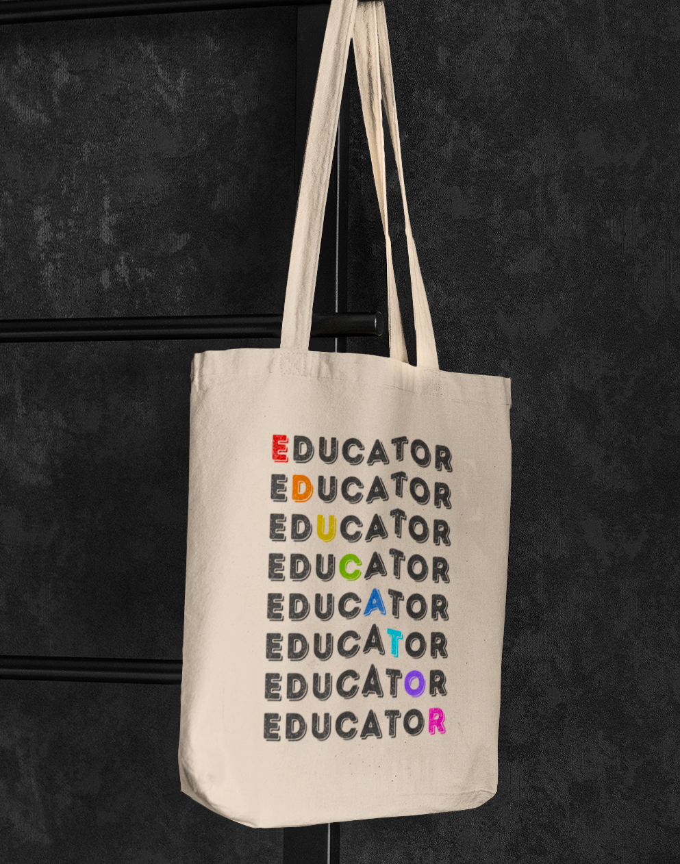 Educator Canvas Tote