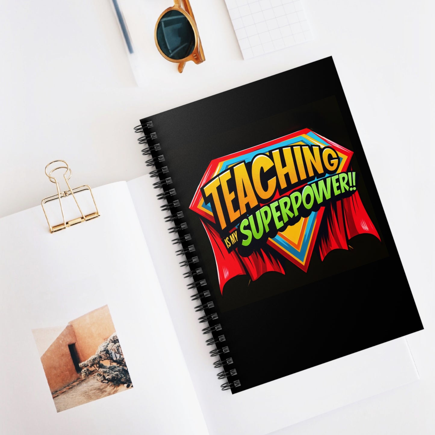 Teaching Is My Superpower Notebook - Red