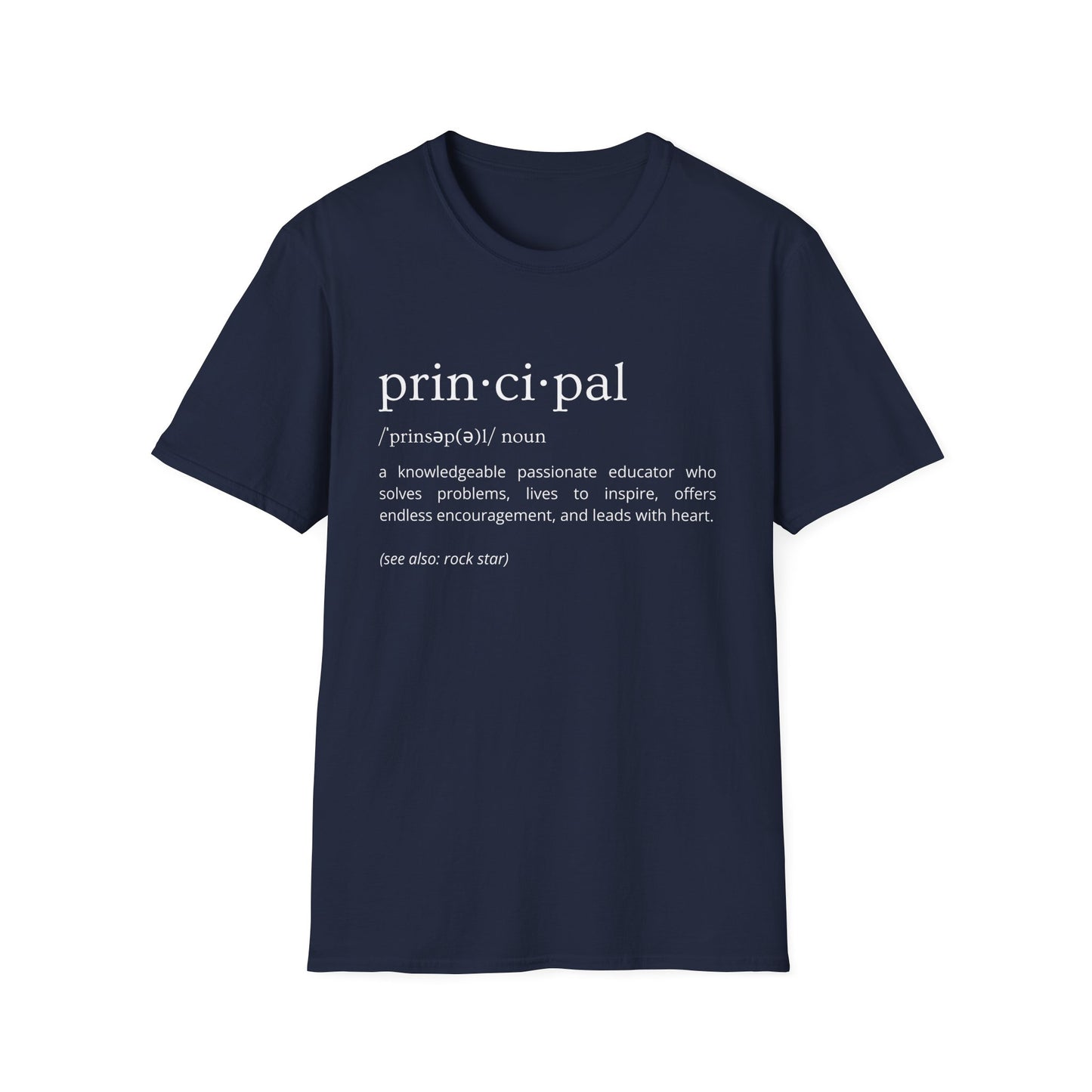 Definition of Principal - White Text