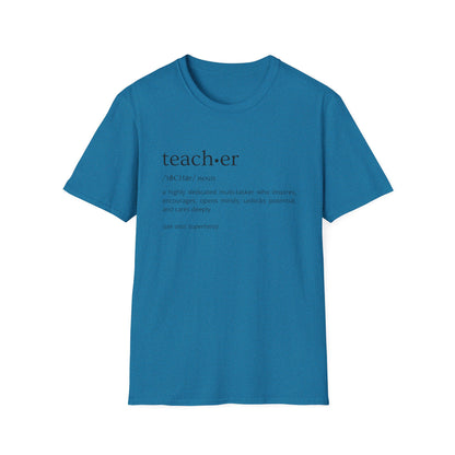 Definition of Teacher - Black Text