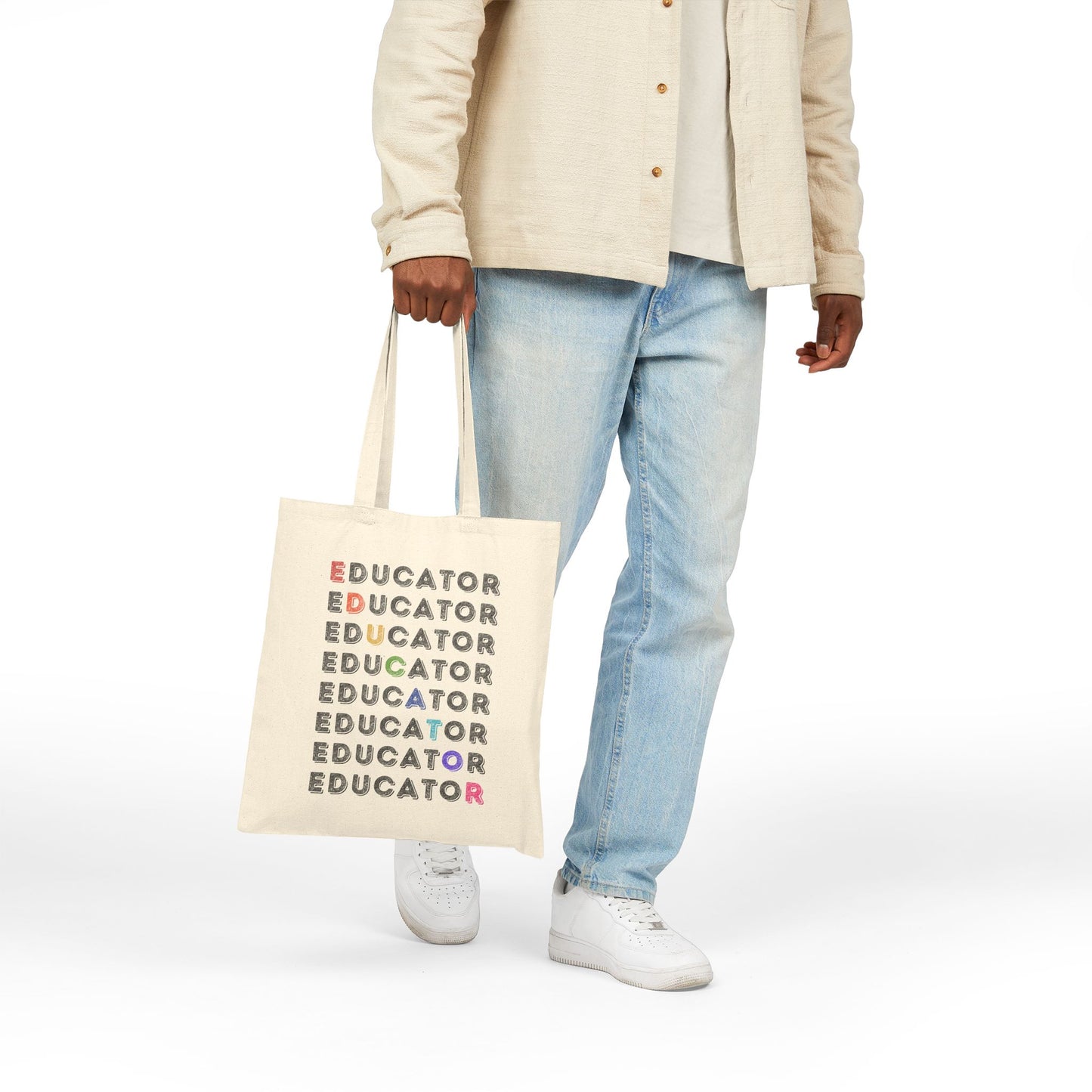 Educator Canvas Tote