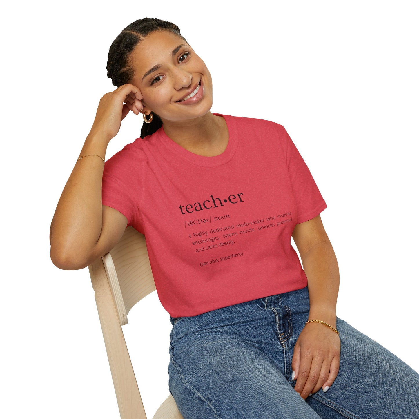 Definition of Teacher - Black Text