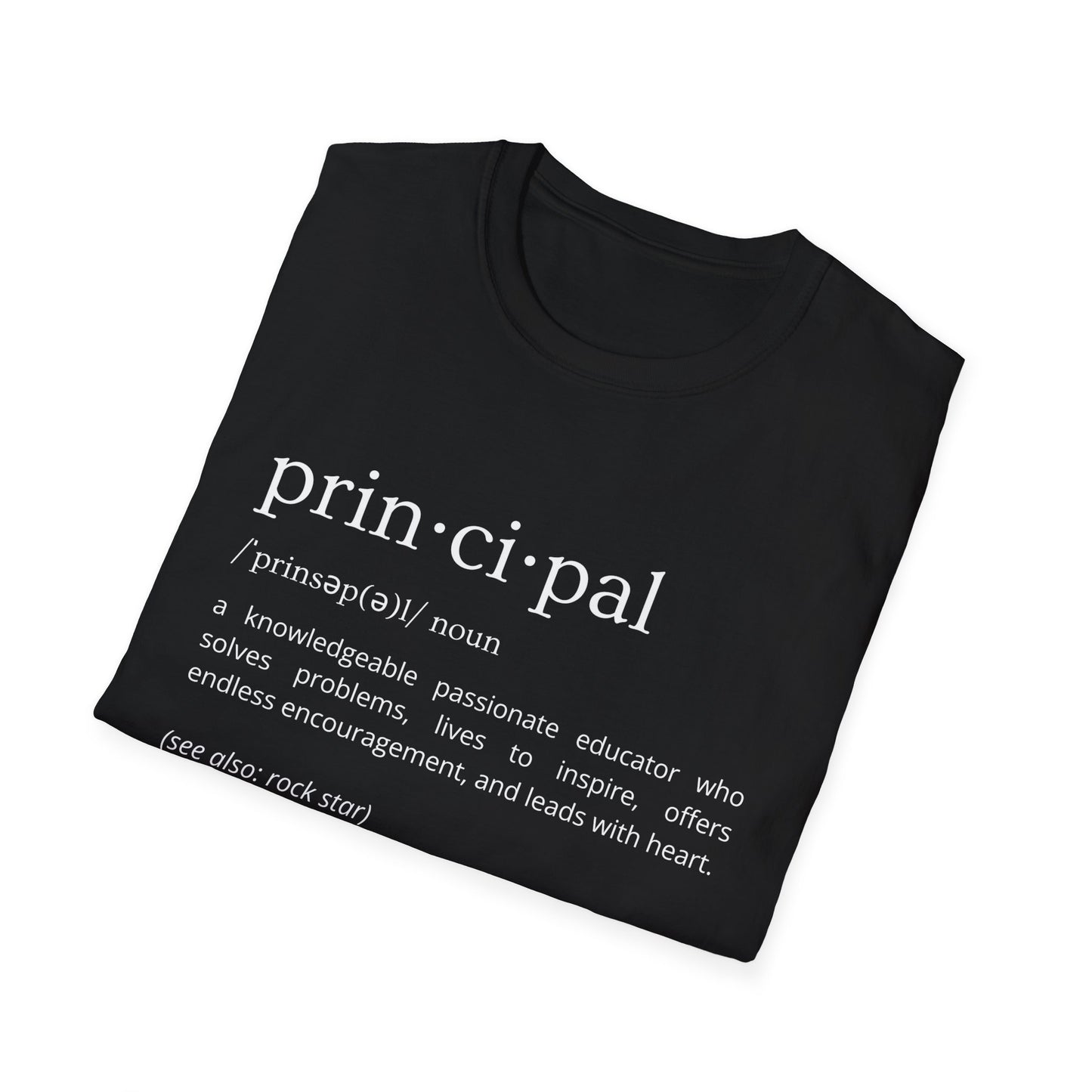 Definition of Principal - White Text