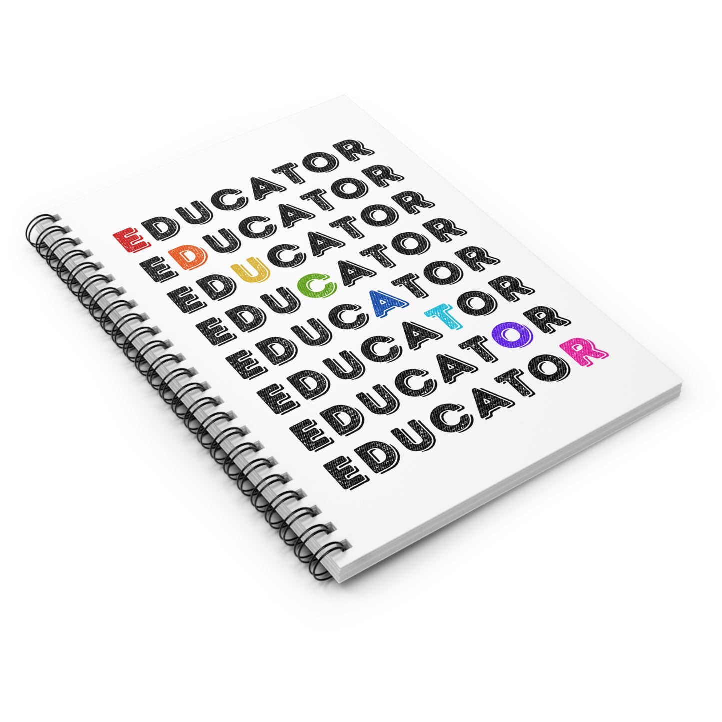 Colorful Educator Notebook
