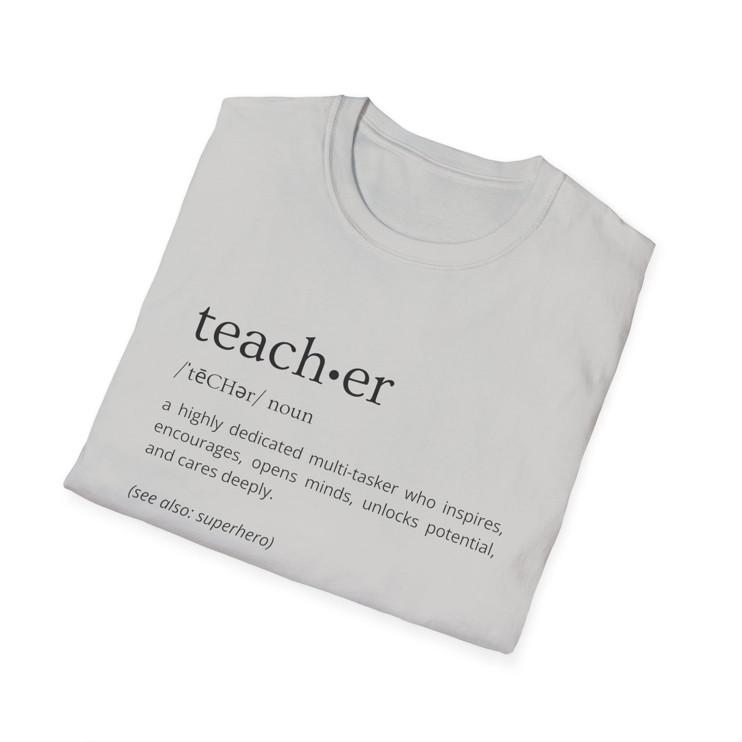 Definition of Teacher - Black Text