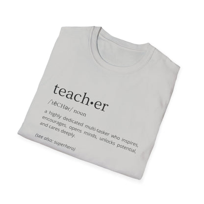 Definition of Teacher - Black Text