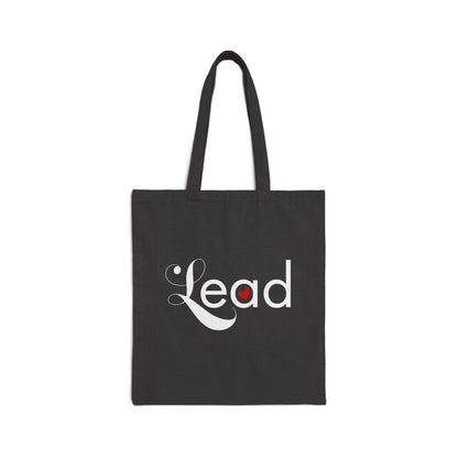 Lead with Heart Canvas Tote