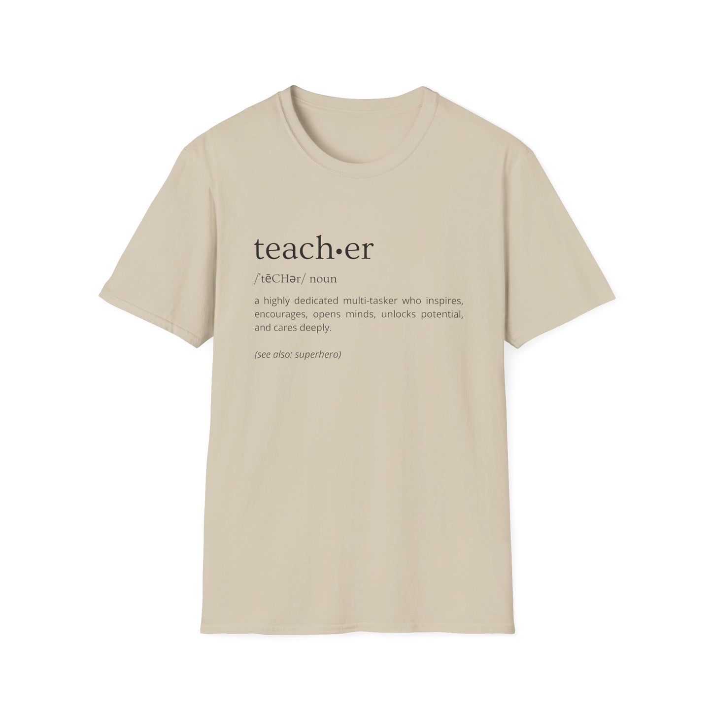 Definition of Teacher - Black Text