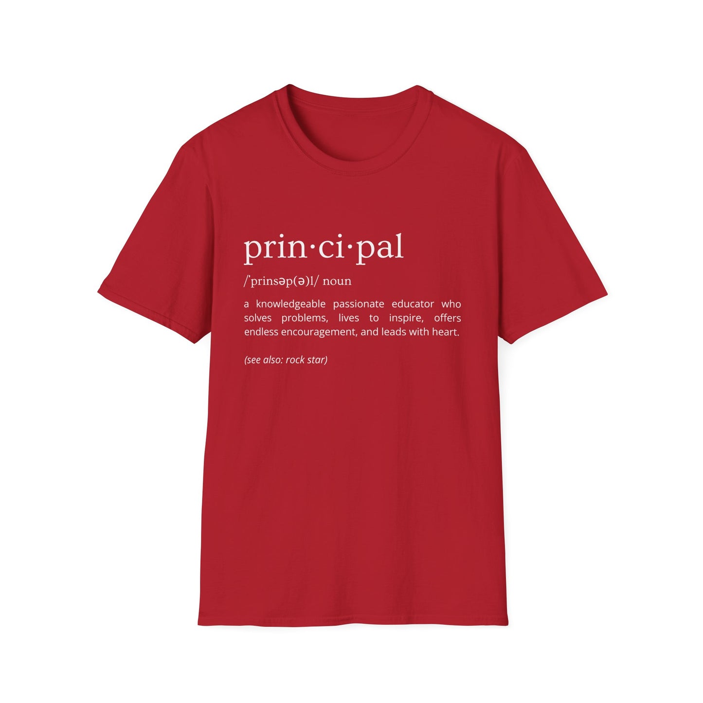 Definition of Principal - White Text