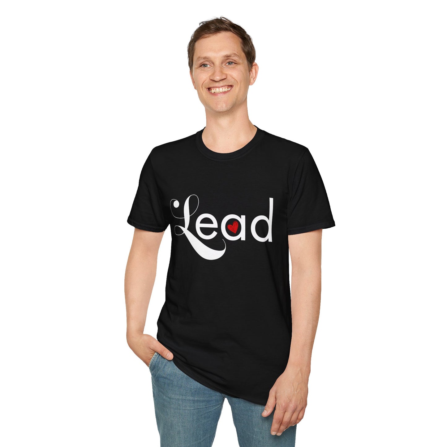 Lead with Heart - White Text