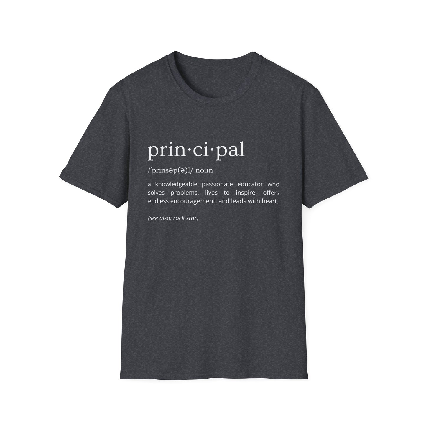 Definition of Principal - White Text