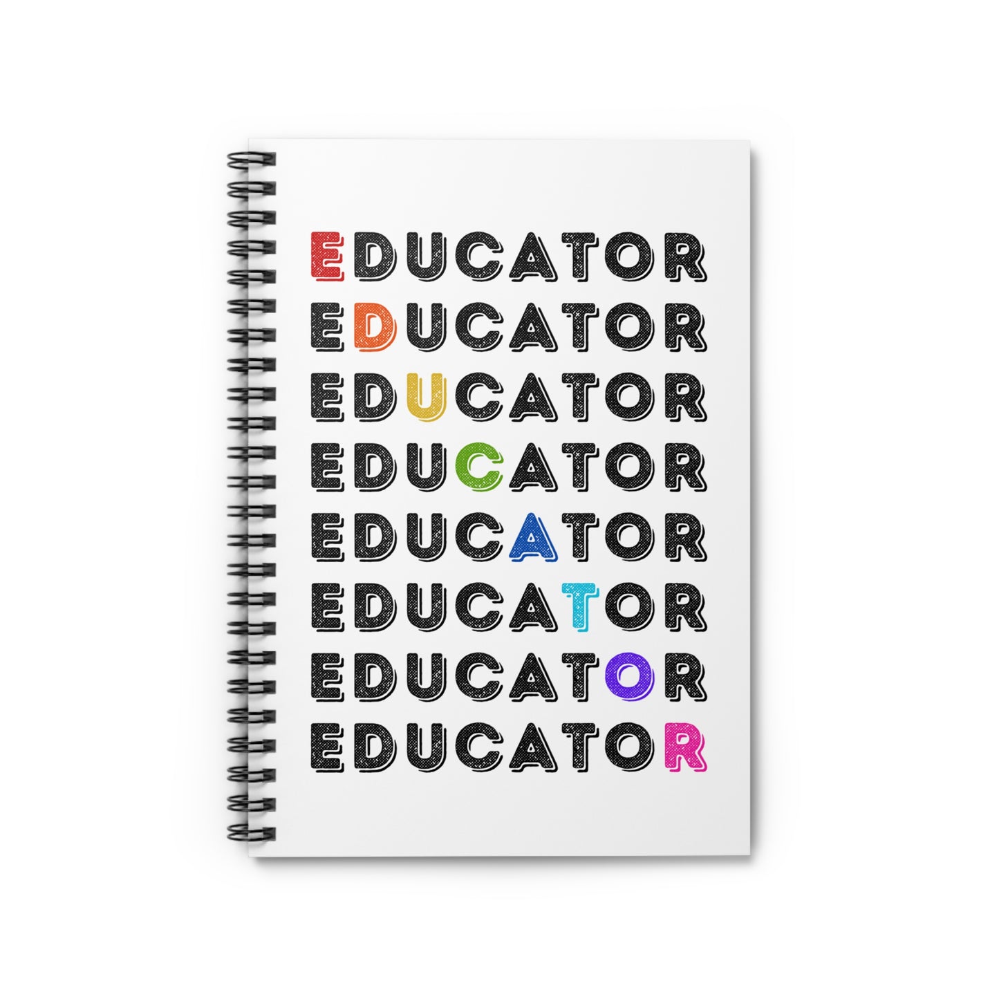 Colorful Educator Notebook