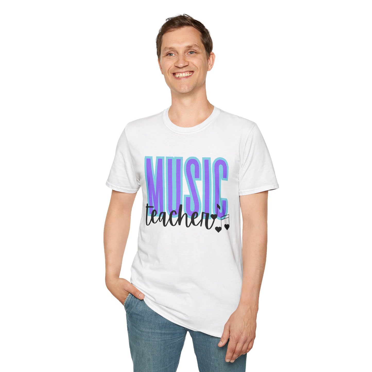 Music Teacher with Notes