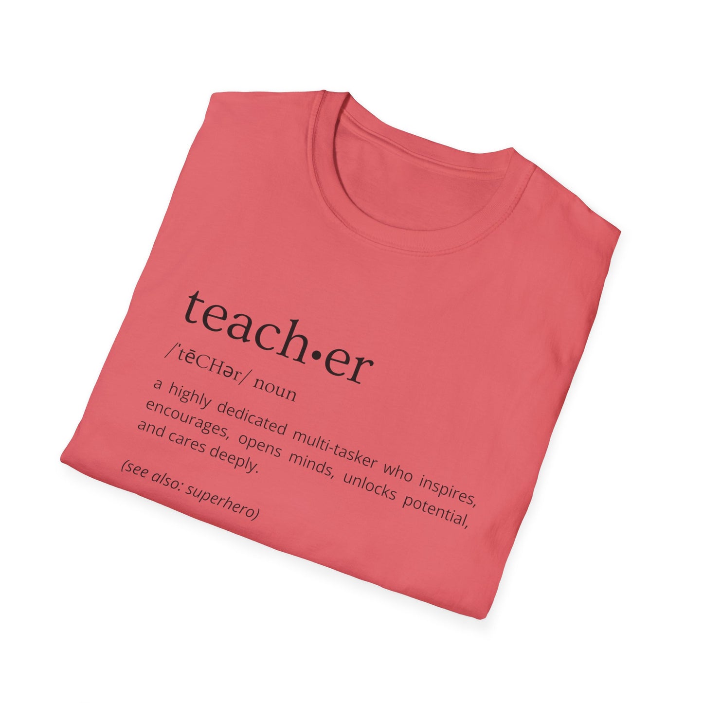 Definition of Teacher - Black Text