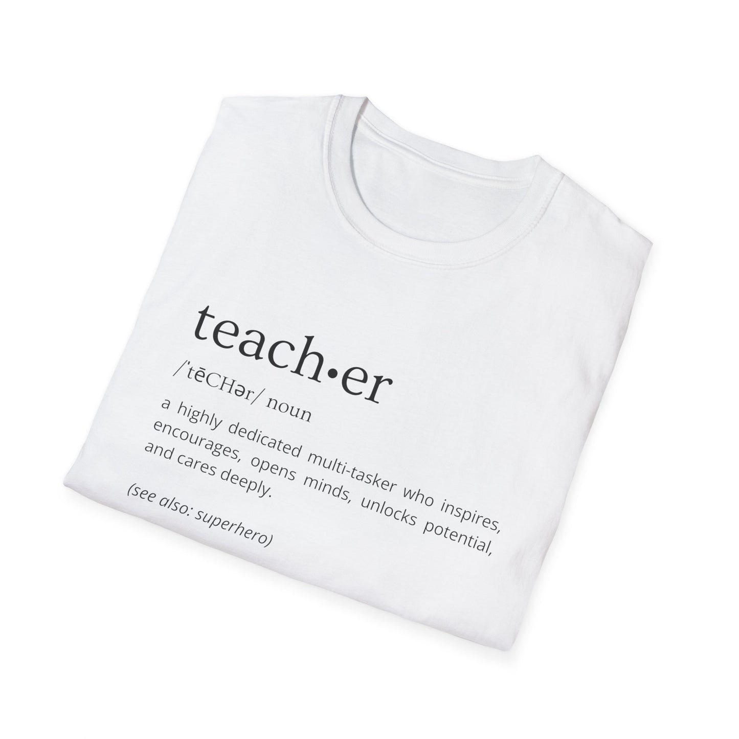 Definition of Teacher - Black Text