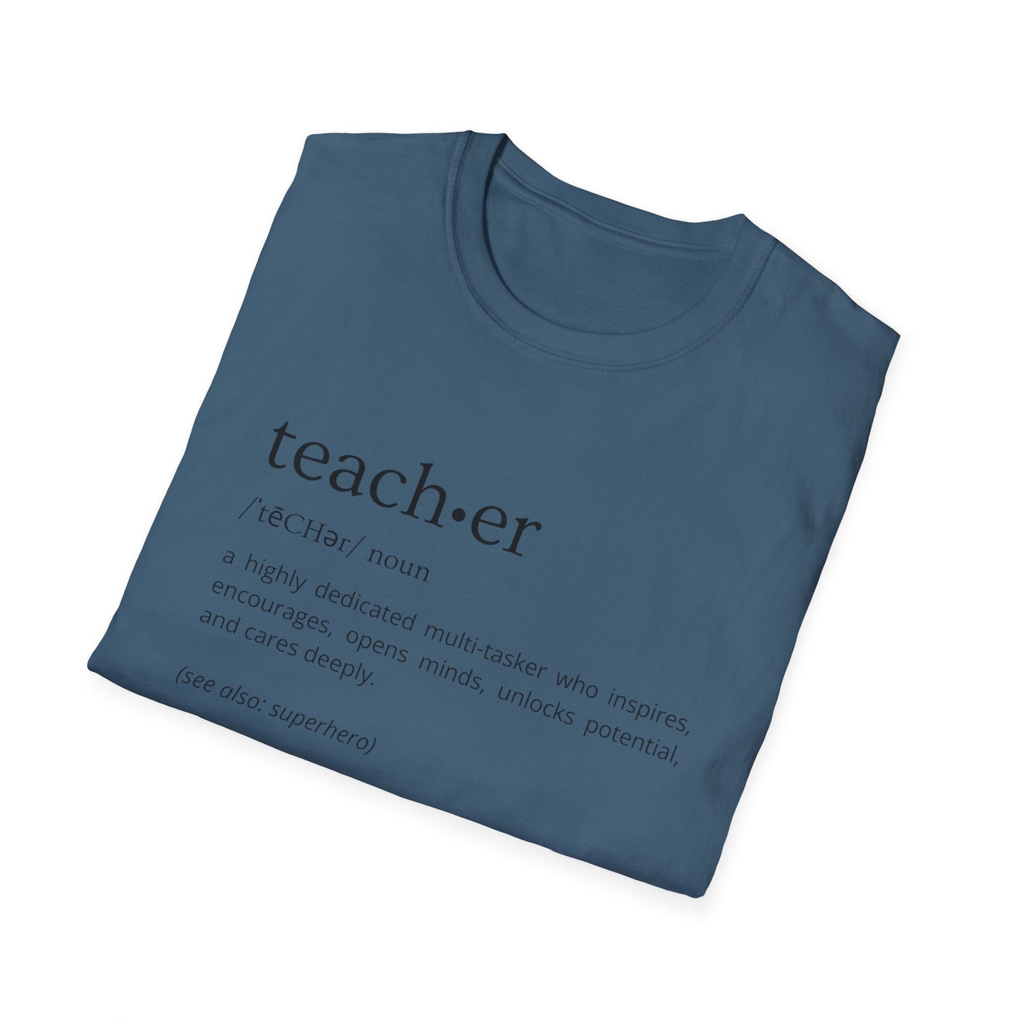 Definition of Teacher - Black Text