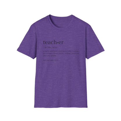 Definition of Teacher - Black Text