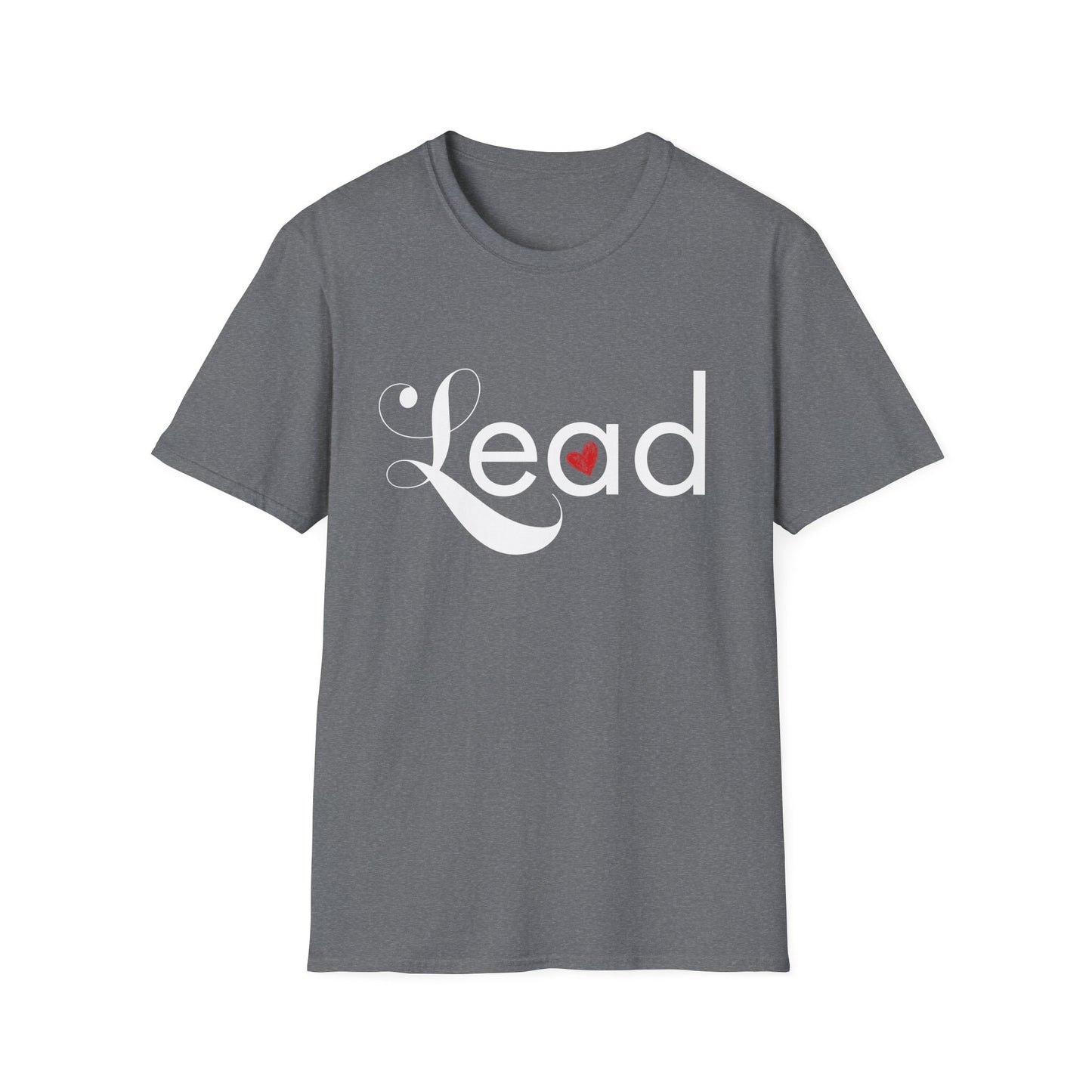 Lead with Heart - White Text